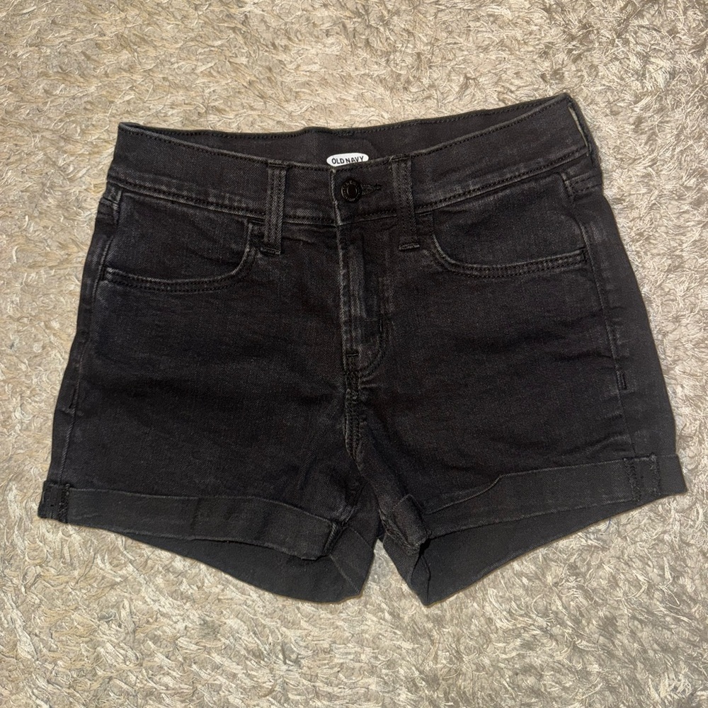 Old Navy Black Denim Shorts!